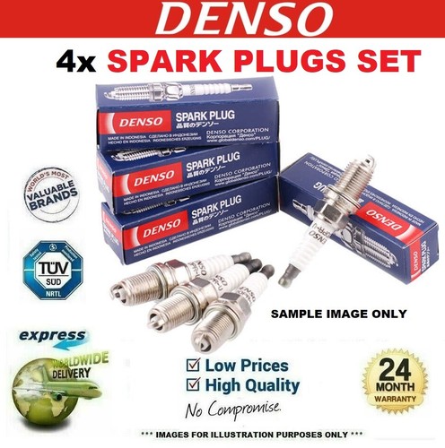 Denso spark plugs - 4x,